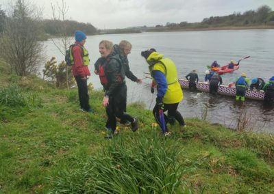 Audrey Maughan after controlled capsize