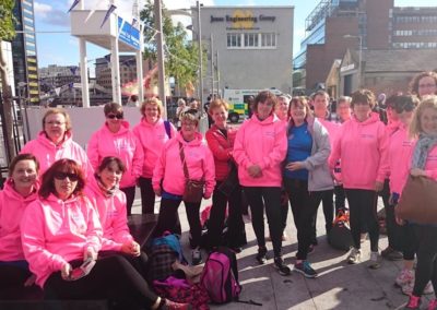 A day out for the Pink Lady paddlers