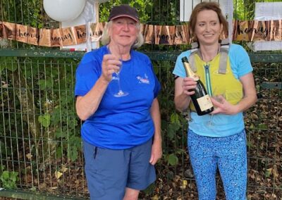 Regina toasts to Karol Donnellys success in the Transplant Games